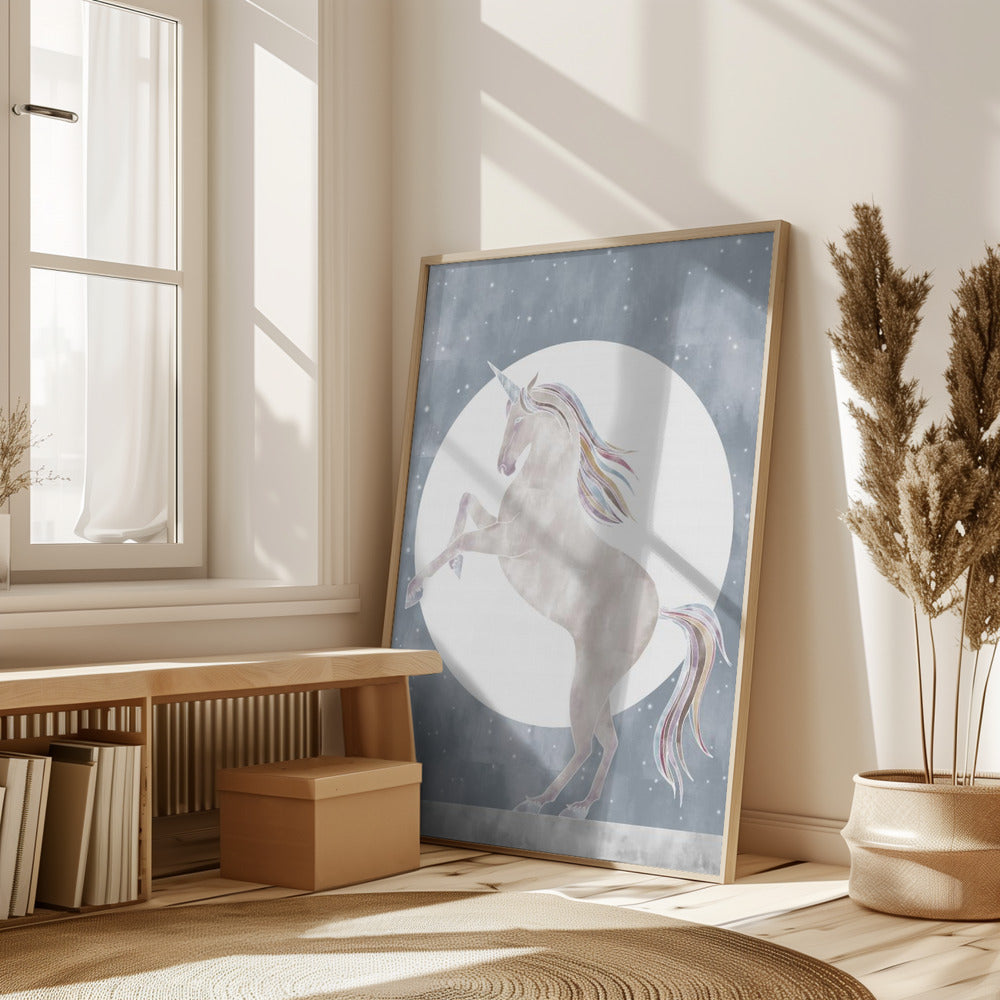 Rising Unicorn Print - Mala Art Co.