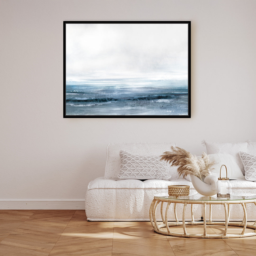 Water Framed Printed Canvas