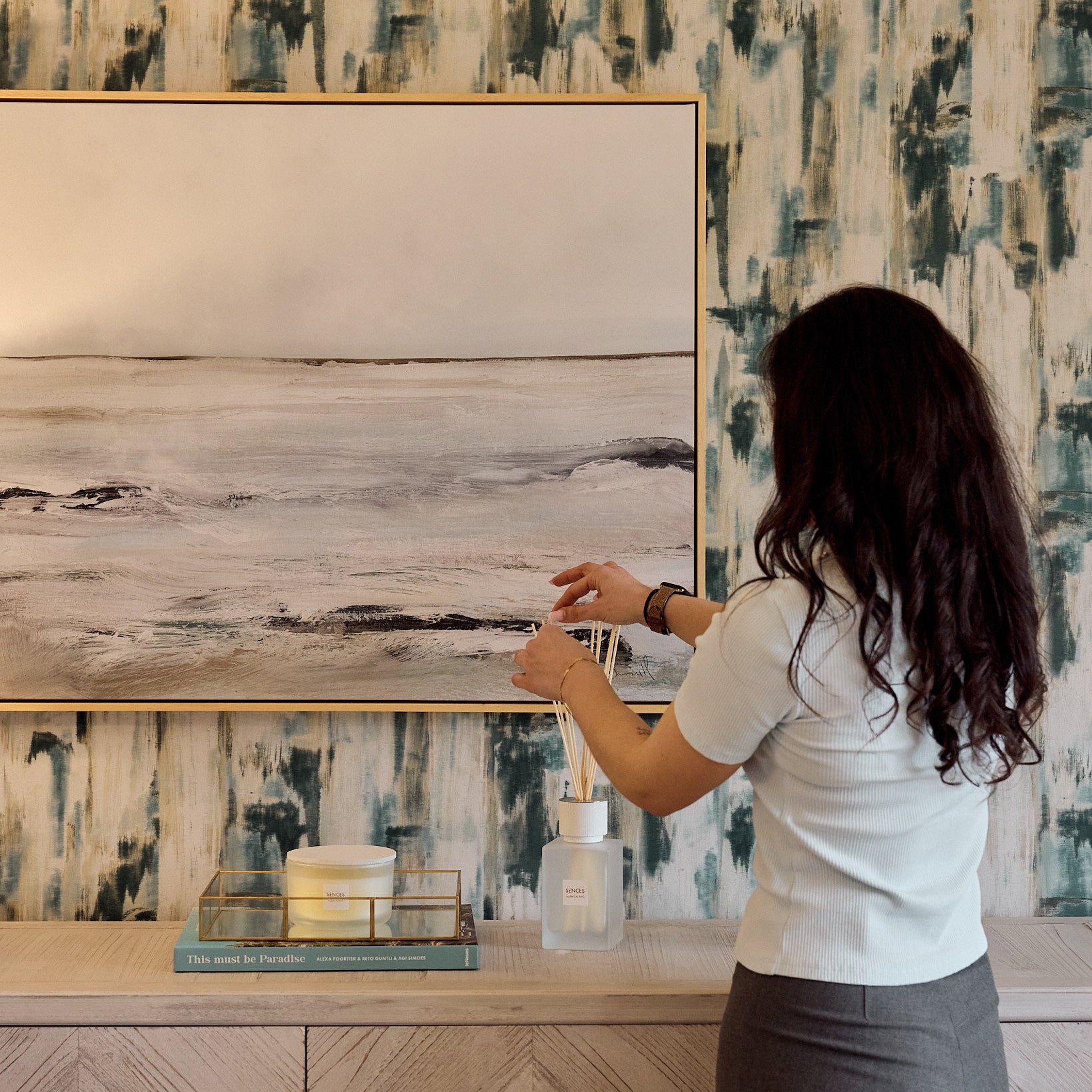 Sandybay Framed Printed Canvas - Mala Art Co.