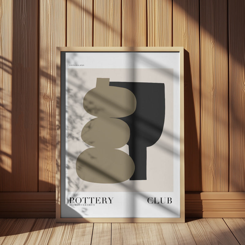 Pottery Club Abstract Print