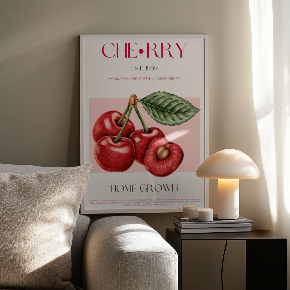 Sweet Red Cherries Print