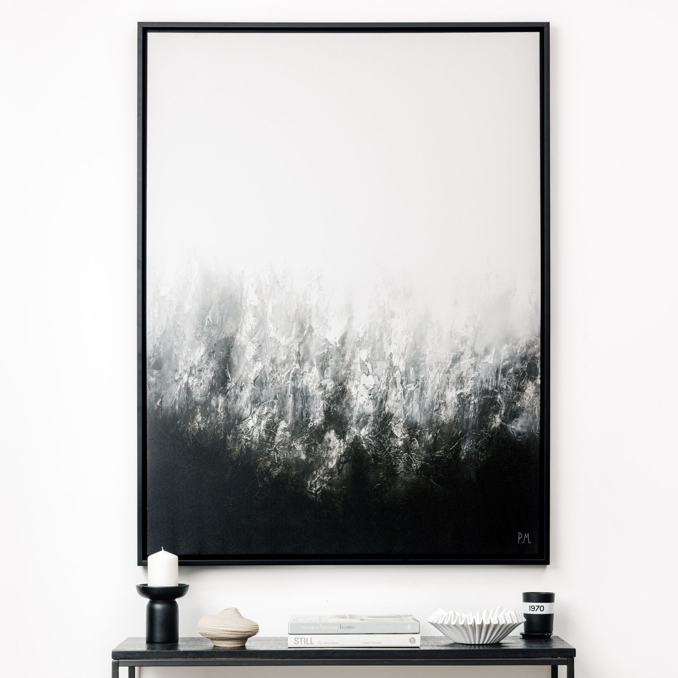 Transition Portrait Framed Printed Canvas - Mala Art Co.