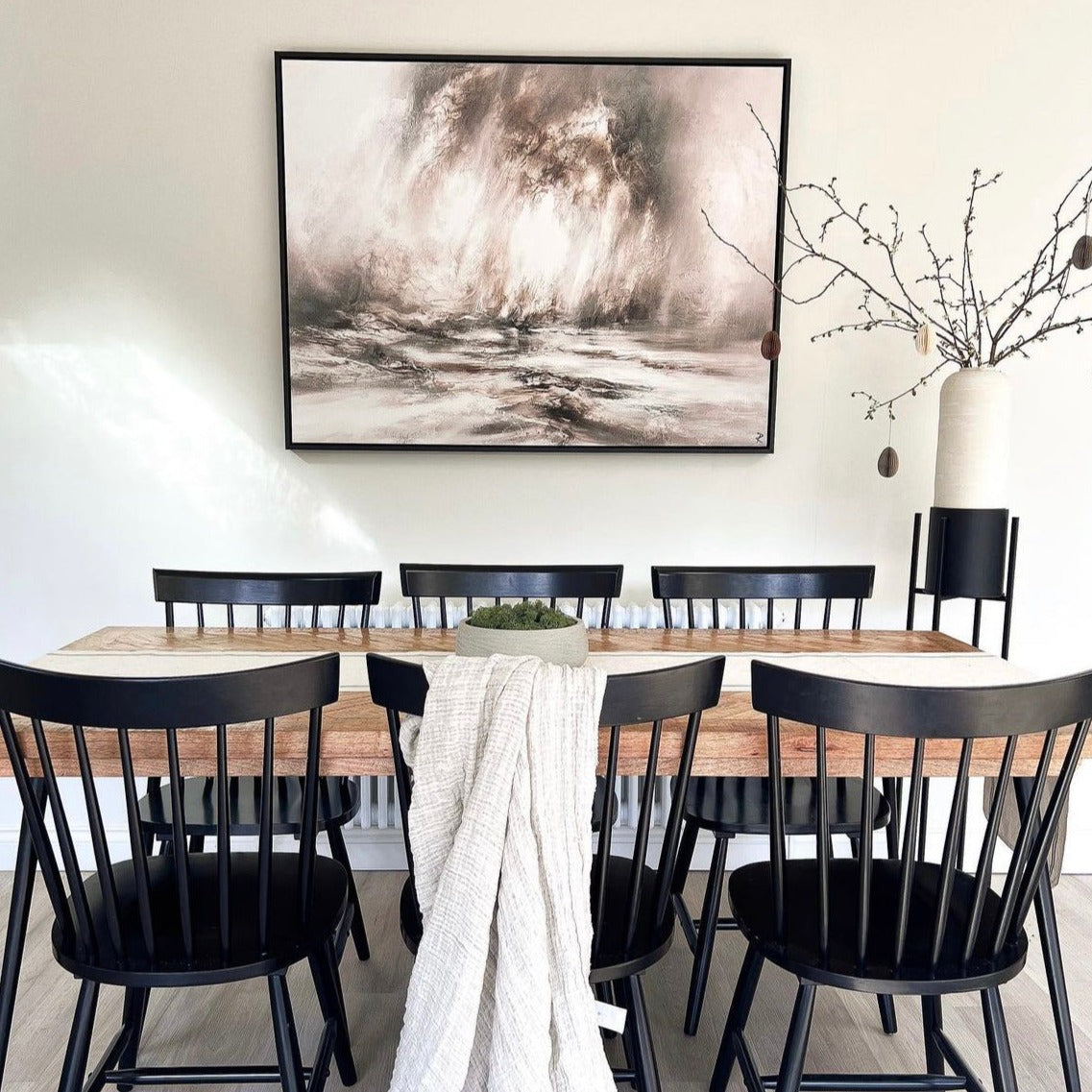 Wilderness Landscape Framed Printed Canvas - Mala Art Co.