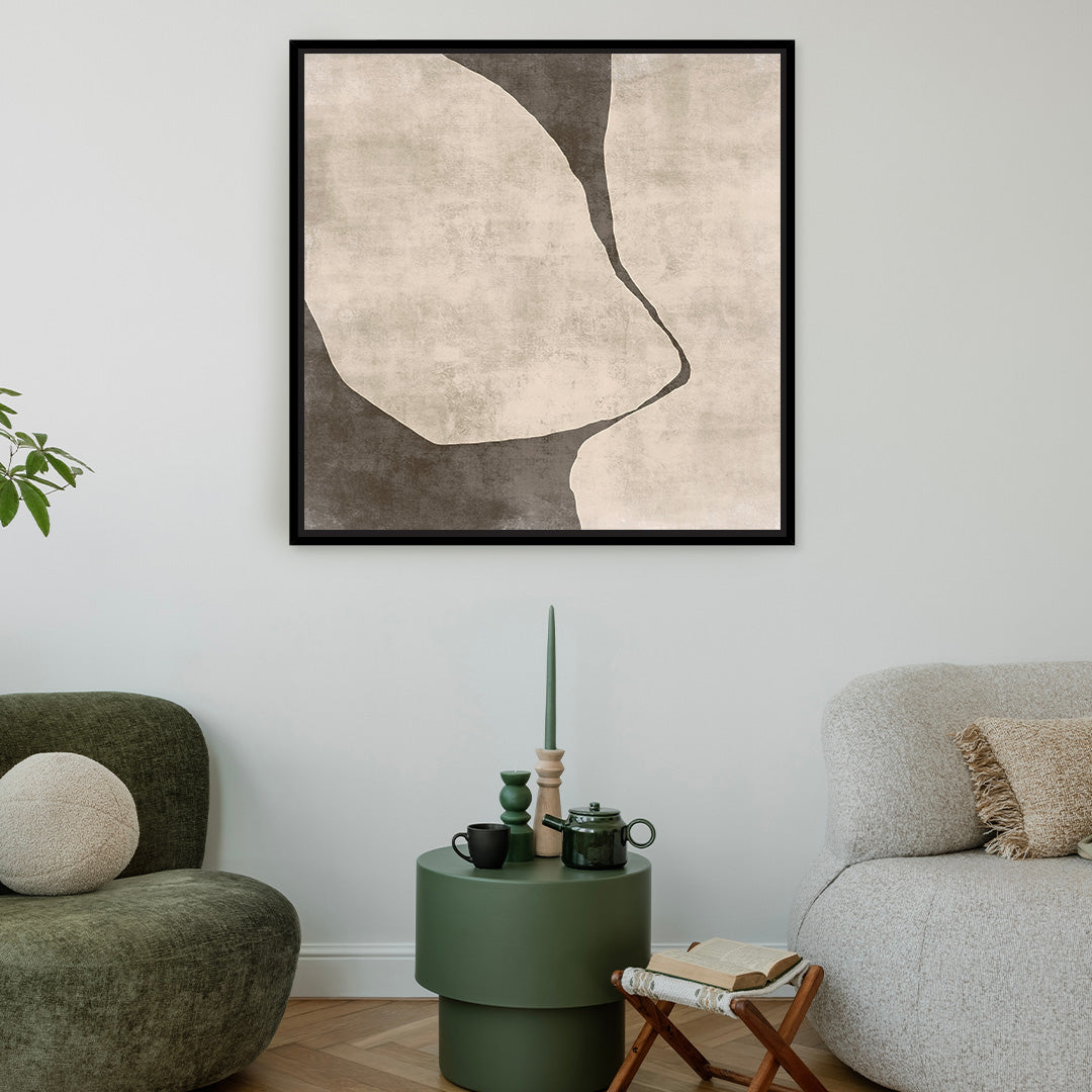 Gigi I Square Framed Printed Canvas - Mala Art Co.