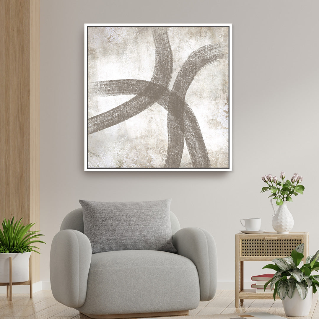 Myro II Square Framed Printed Canvas - Mala Art Co.