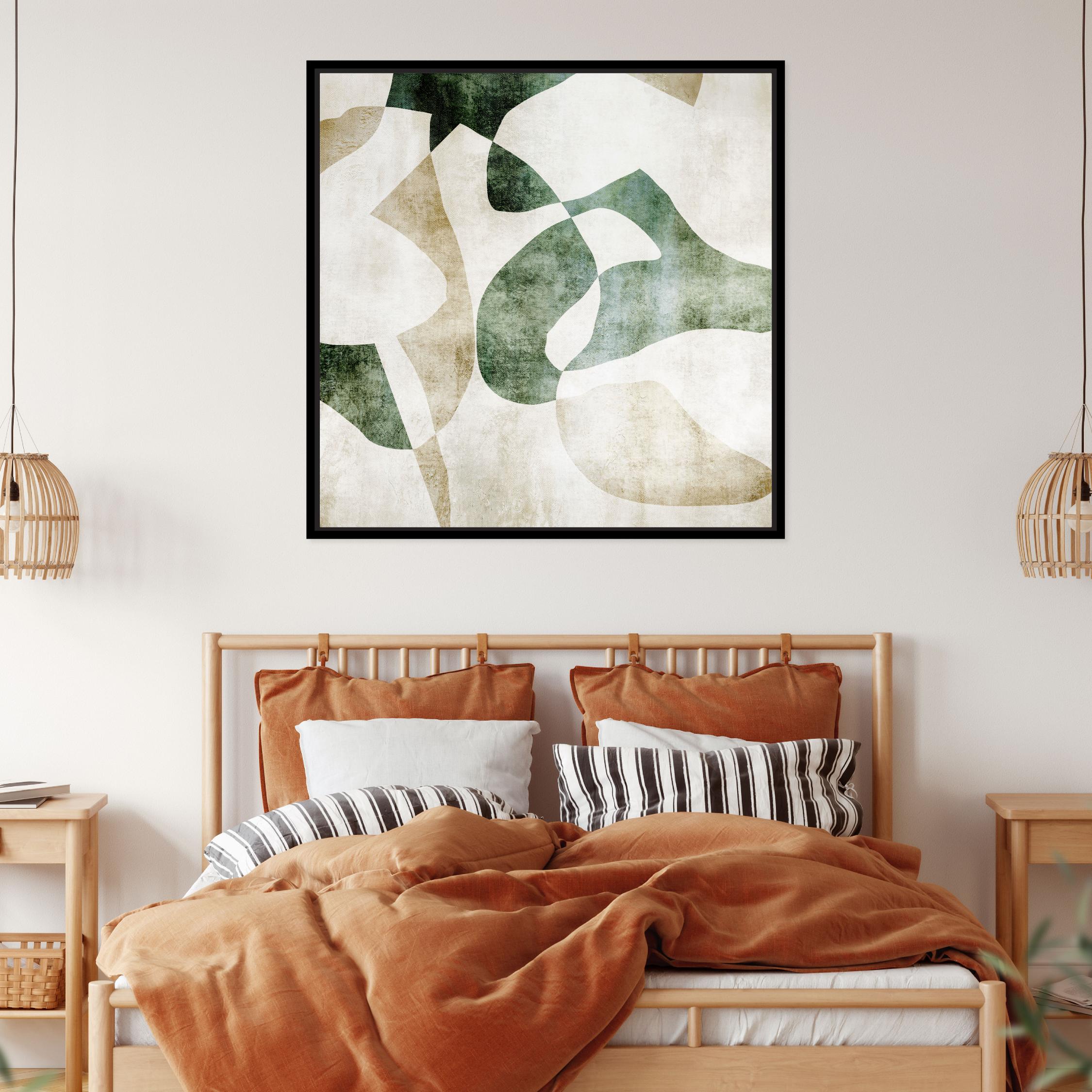 Soraya Square Framed Printed Canvas - Mala Art Co.