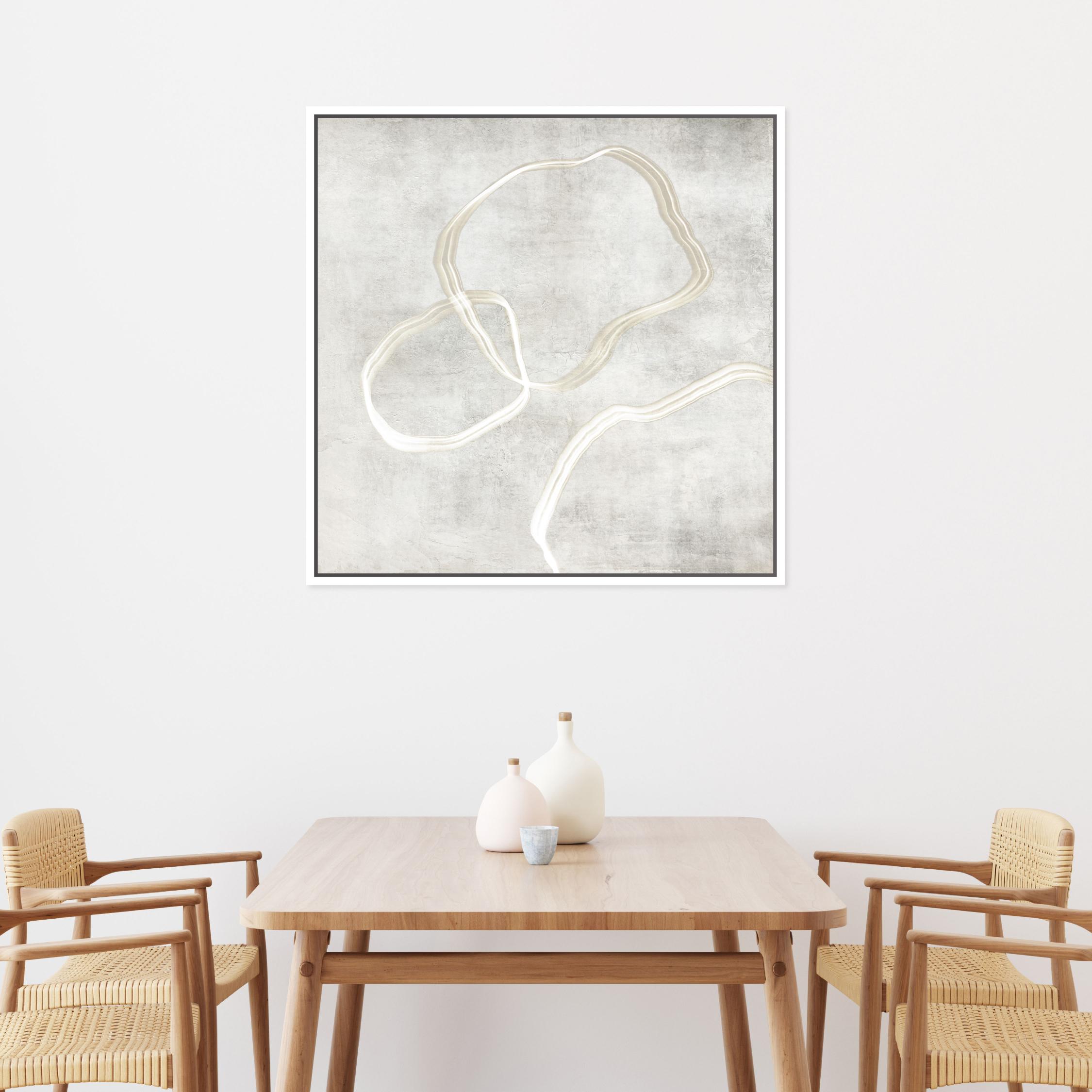 Stylo I Square Framed Printed Canvas - Mala Art Co.