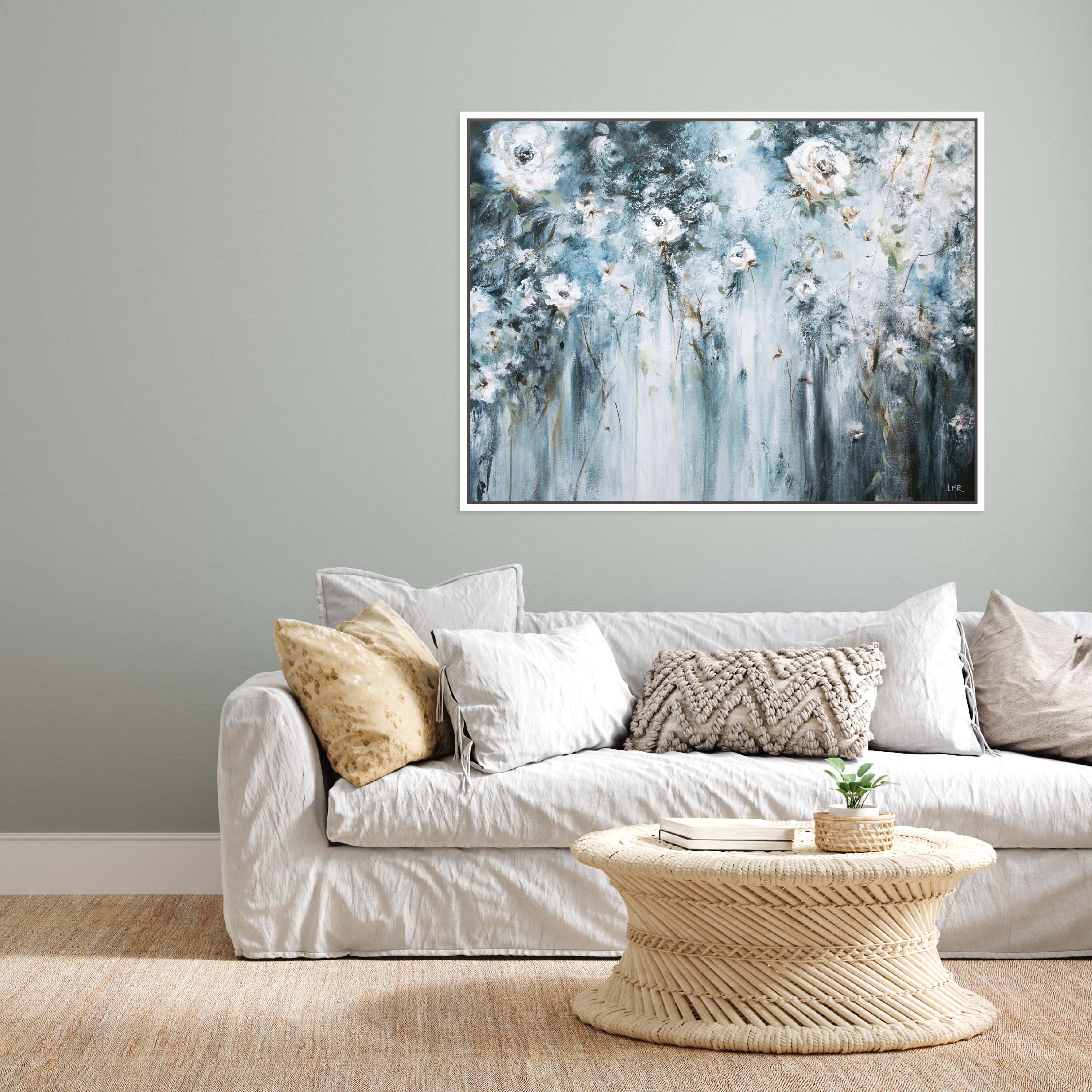 Admiration Landscape Framed Printed Canvas - Mala Art Co.