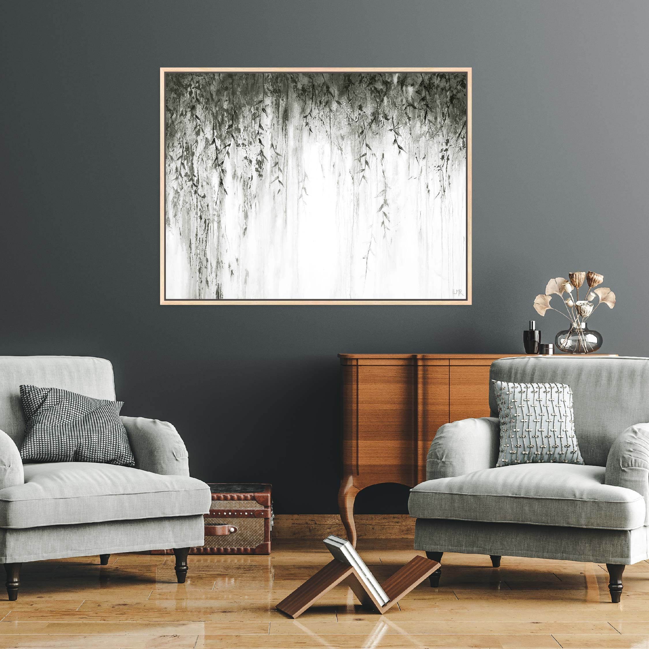 Eden Landscape Framed Printed Canvas - Mala Art Co.