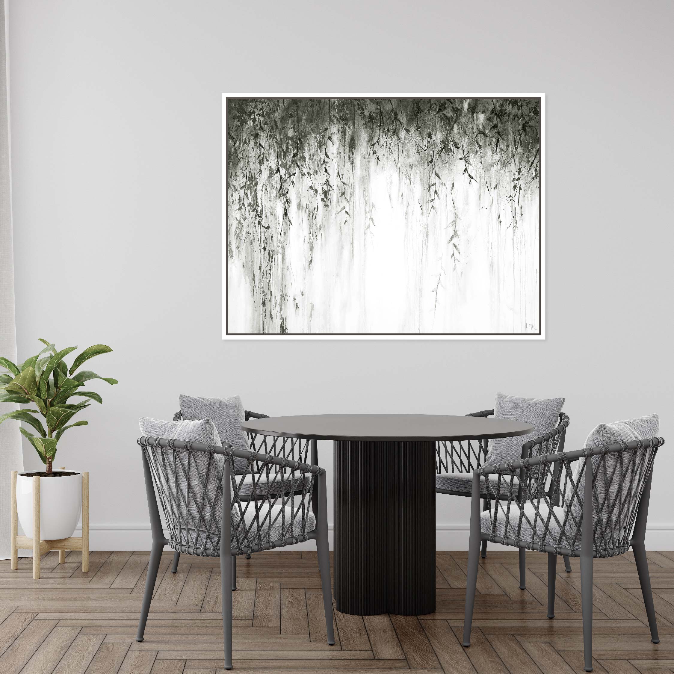 Eden Landscape Framed Printed Canvas - Mala Art Co.