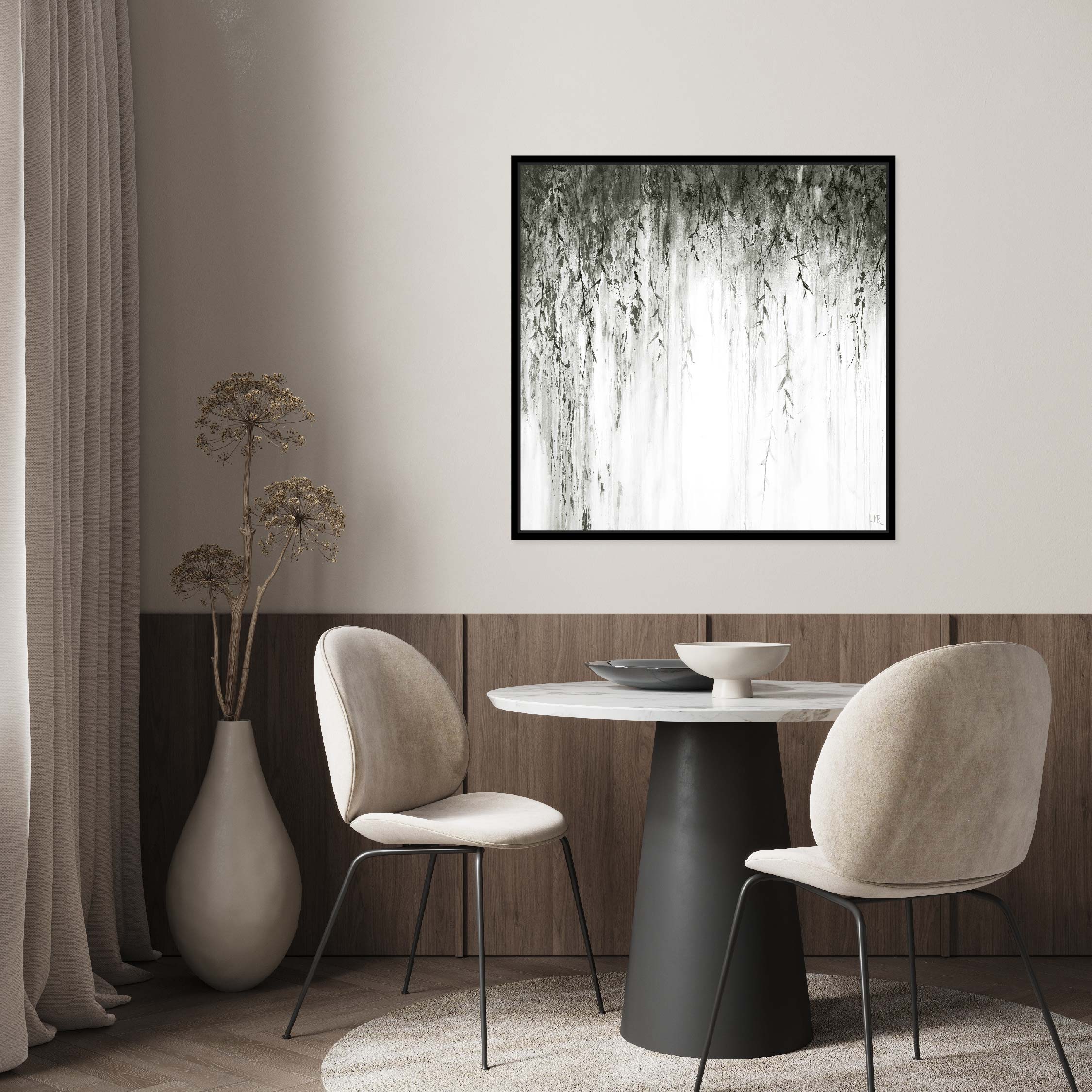 Eden Square Framed Printed Canvas - Mala Art Co.