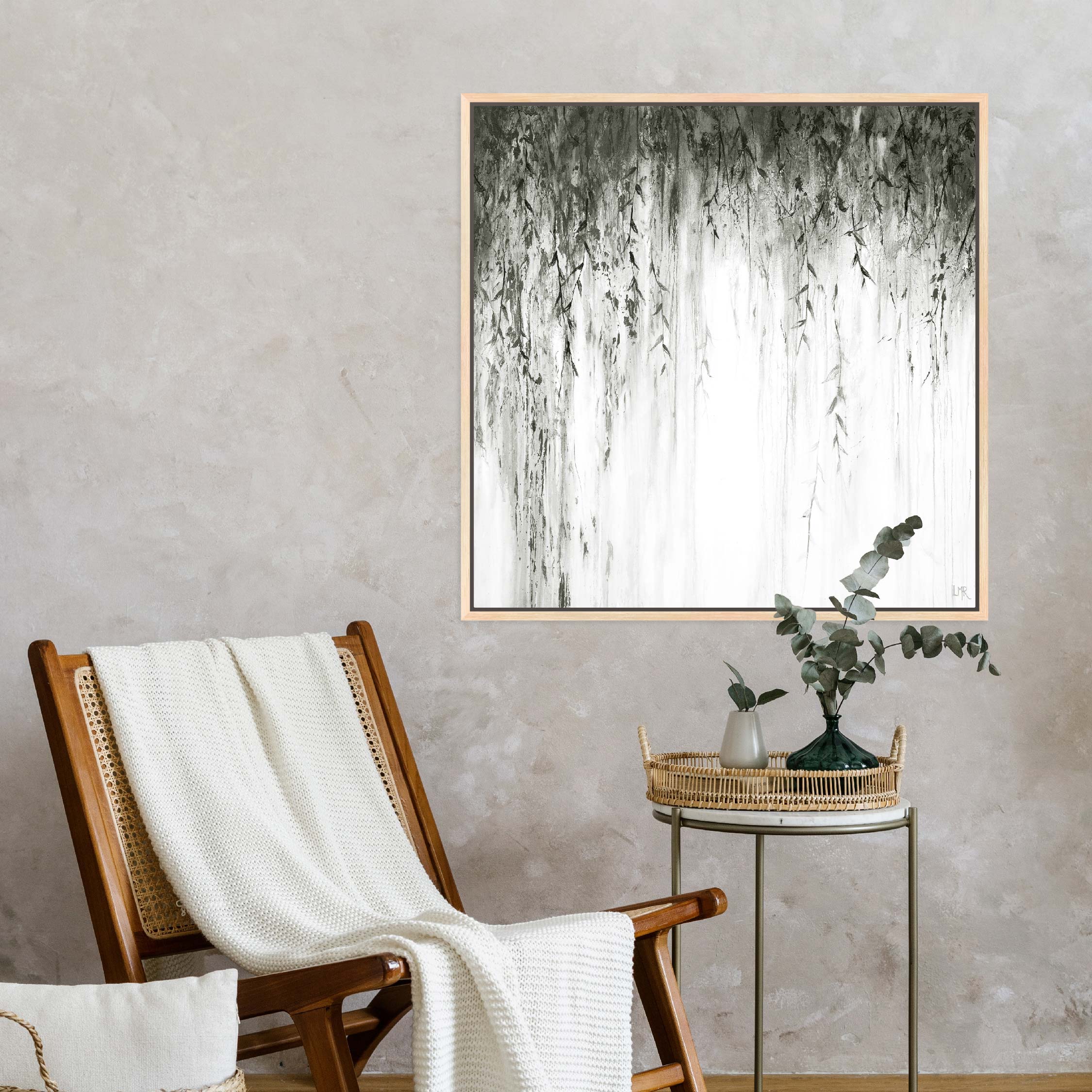 Eden Square Framed Printed Canvas - Mala Art Co.