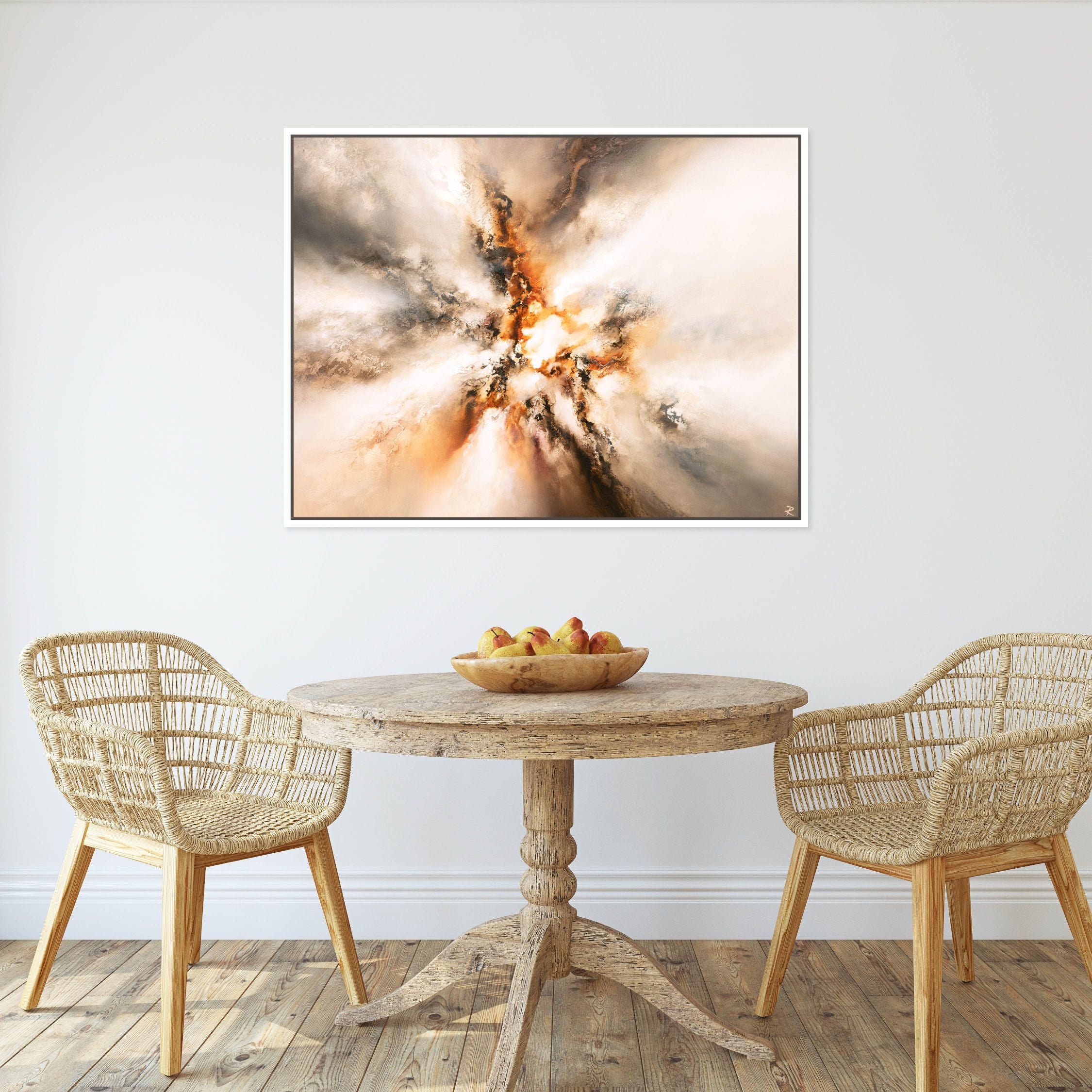 Origin II Landscape Framed Printed Canvas - Mala Art Co.