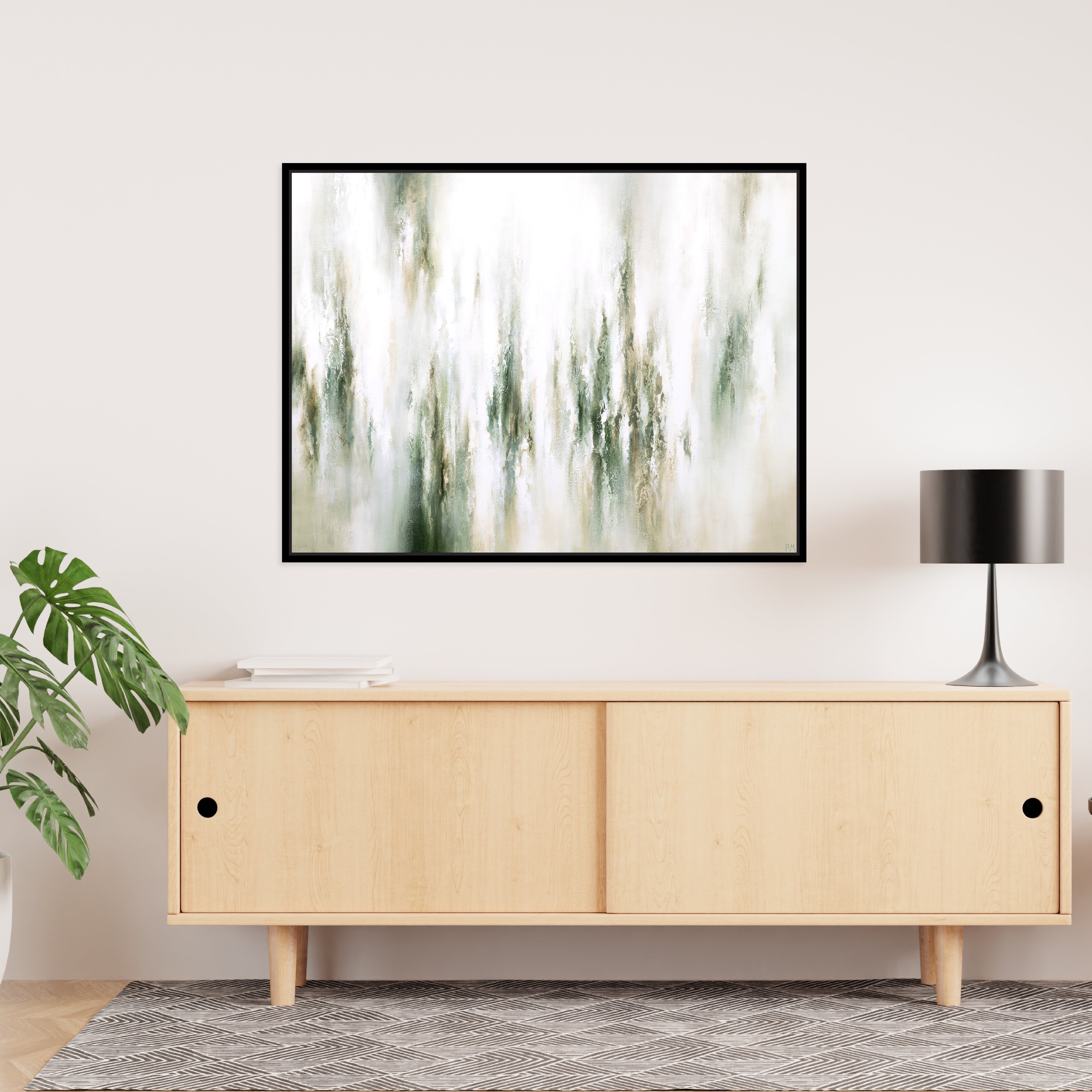 Aspire Landscape Framed Printed Canvas - Mala Art Co.