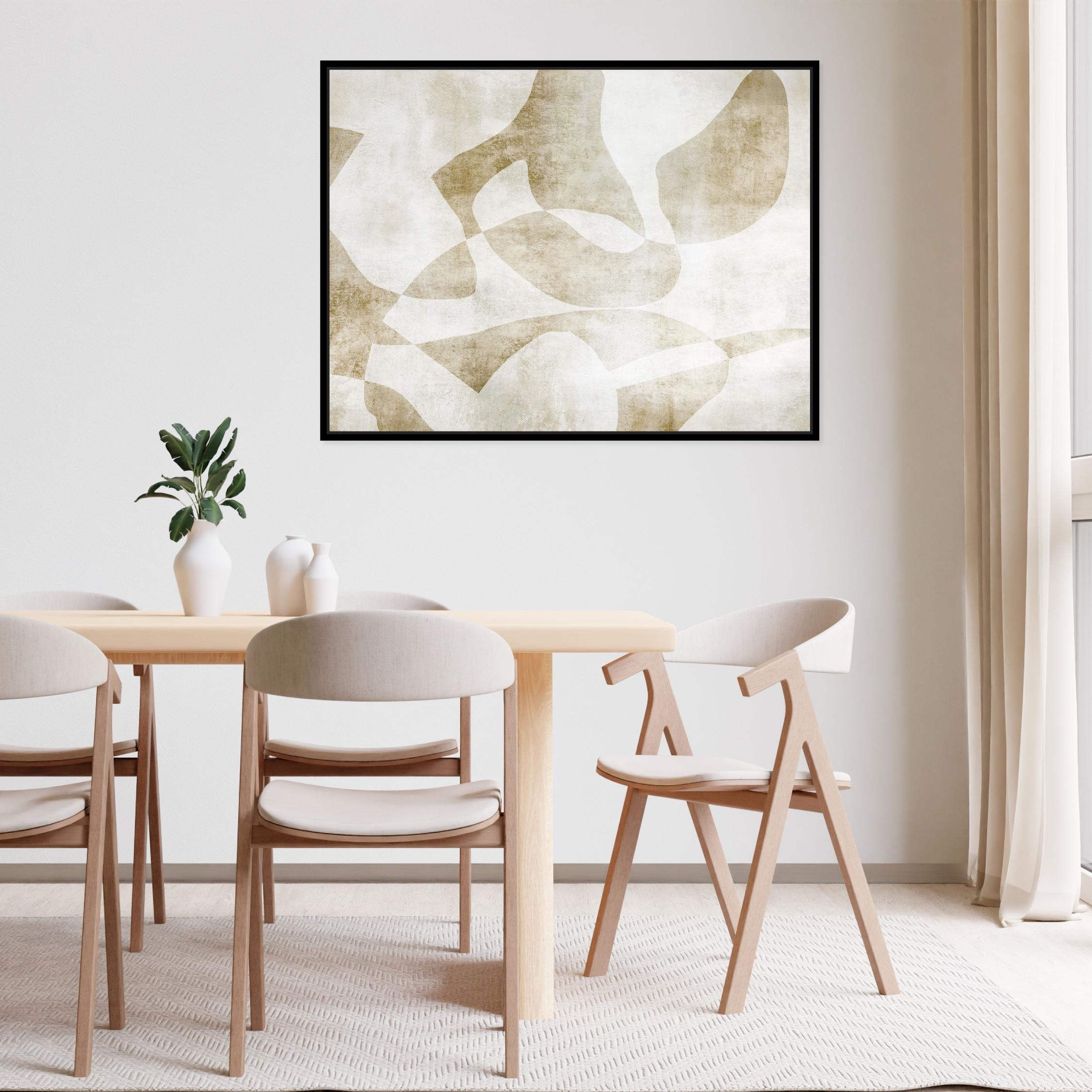 Instrumental Landscape Framed Printed Canvas - Mala Art Co.