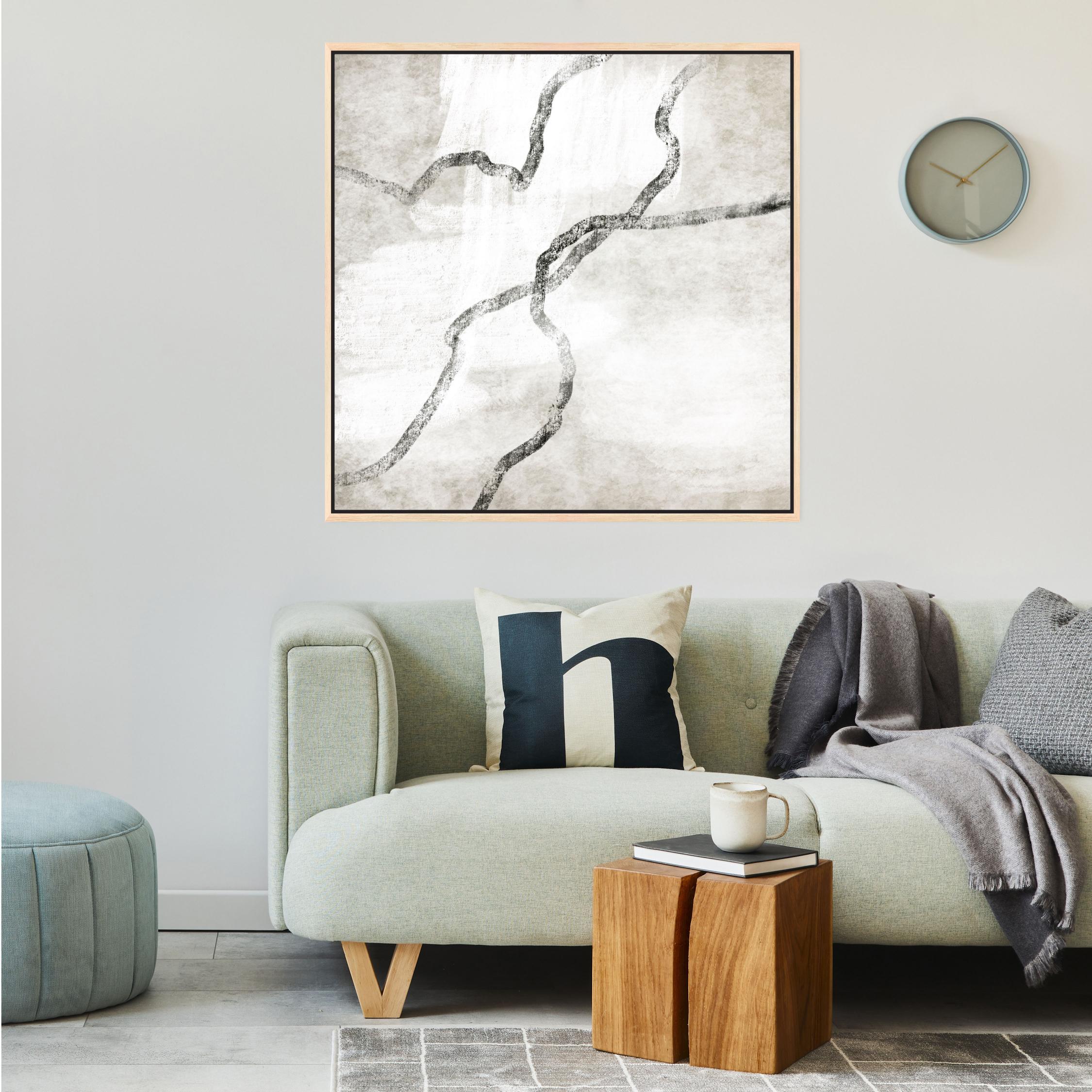 Modo II Square Framed Printed Canvas - Mala Art Co.