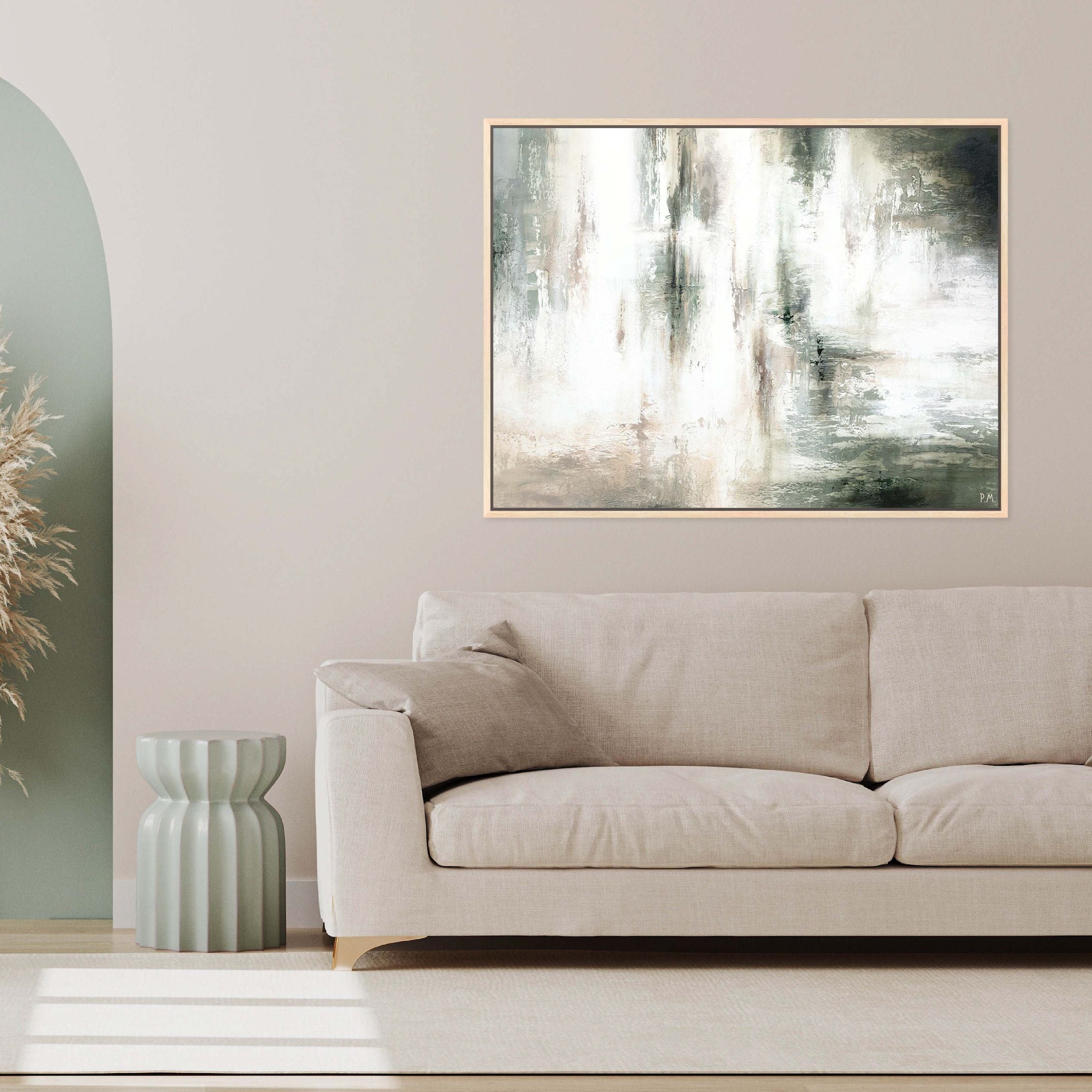 Bijoux Landscape Framed Printed Canvas - Mala Art Co.