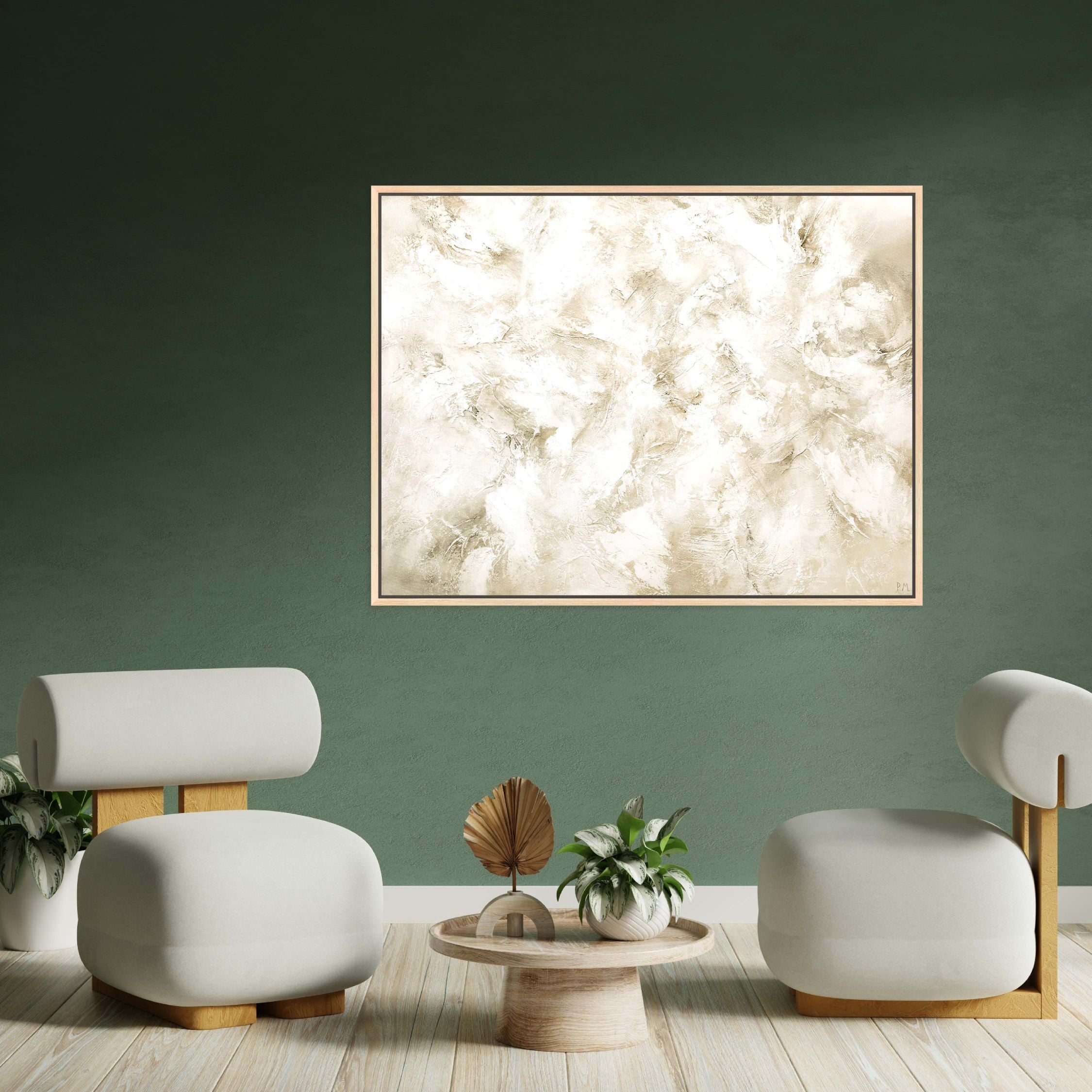 Unearthed I Landscape Framed Printed Canvas - Mala Art Co.