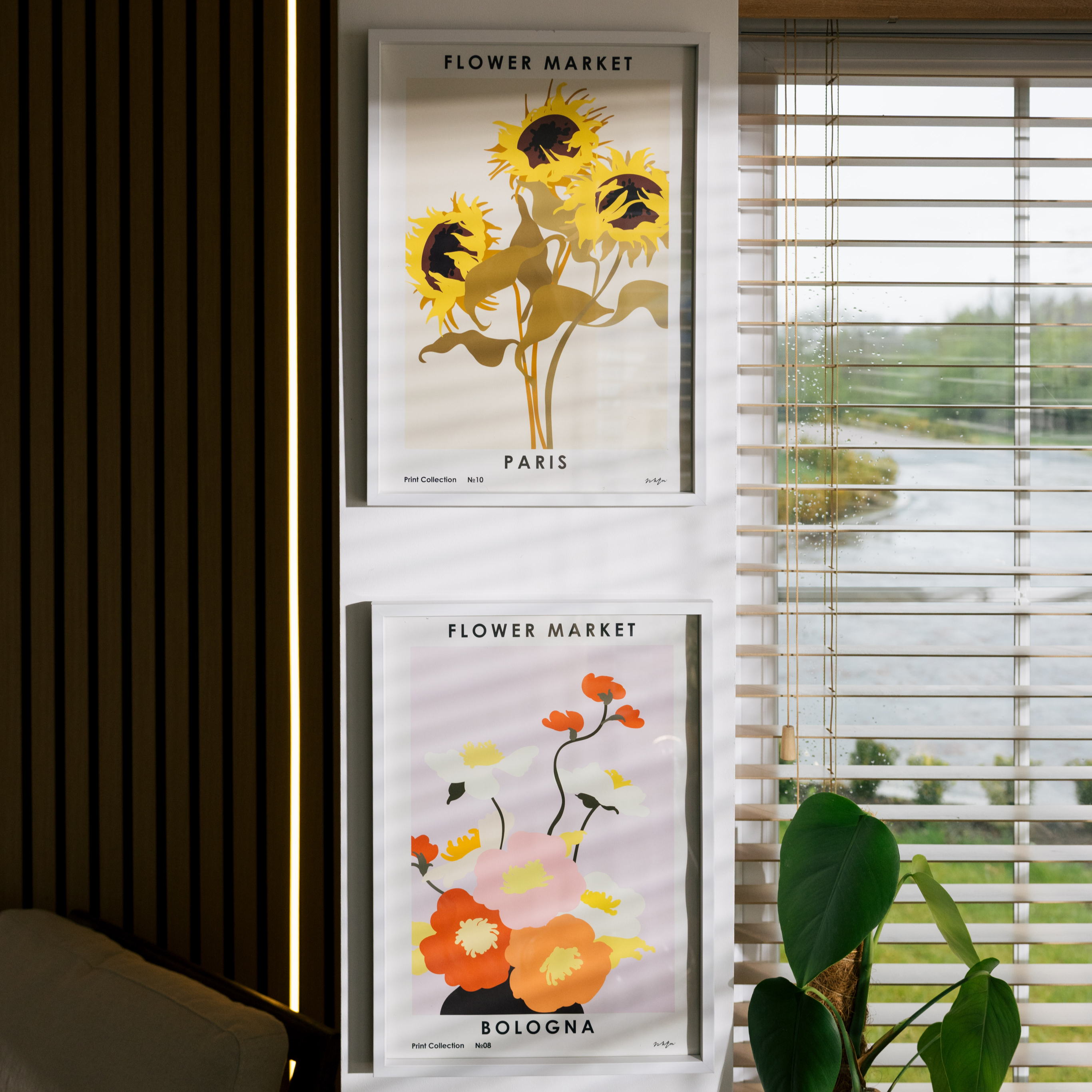 Flower Market Bologna Print