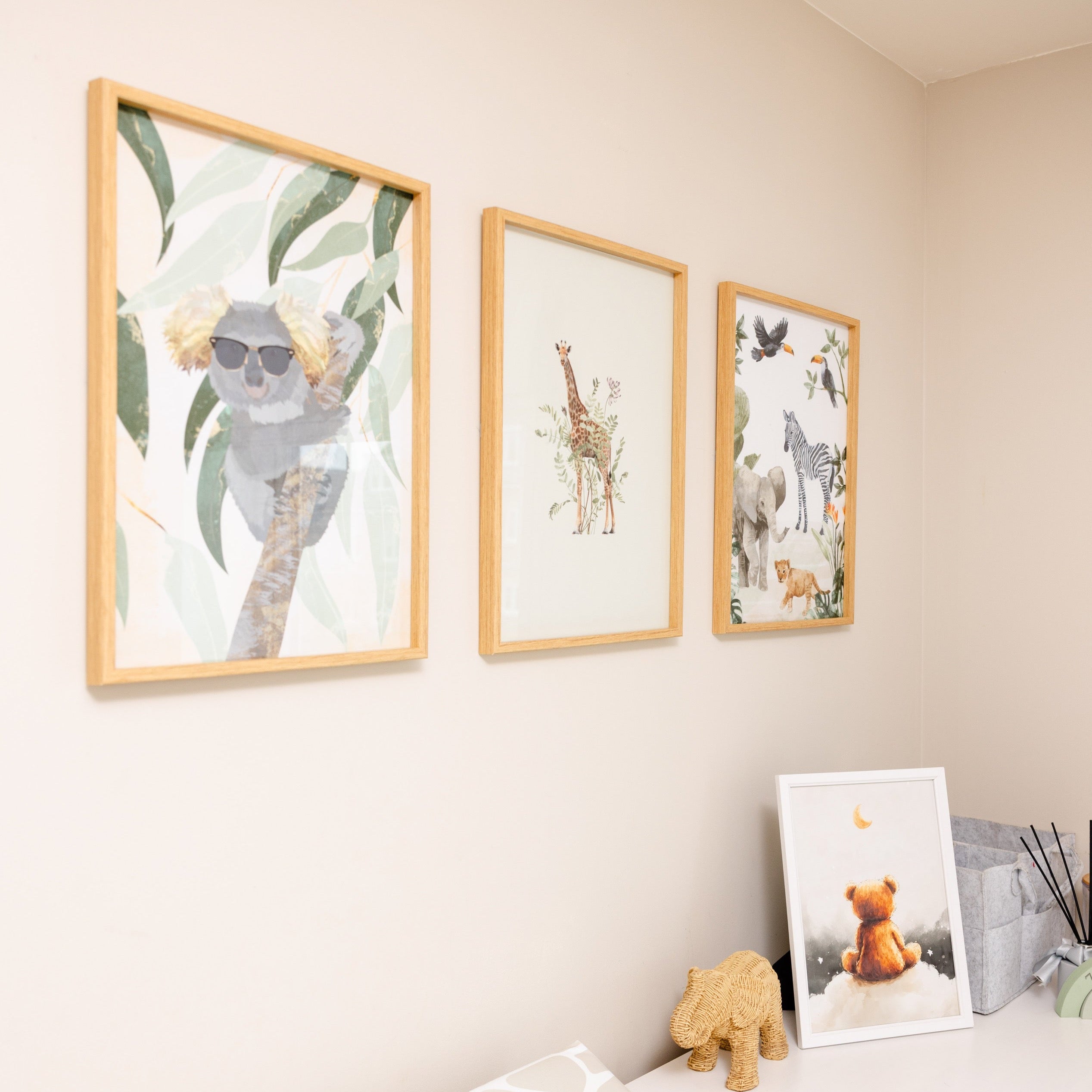 Floral Giraffe Print - Mala Art Co.