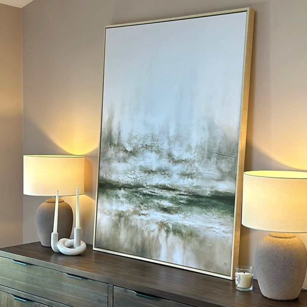 Moods Portrait Framed Printed Canvas - Mala Art Co.