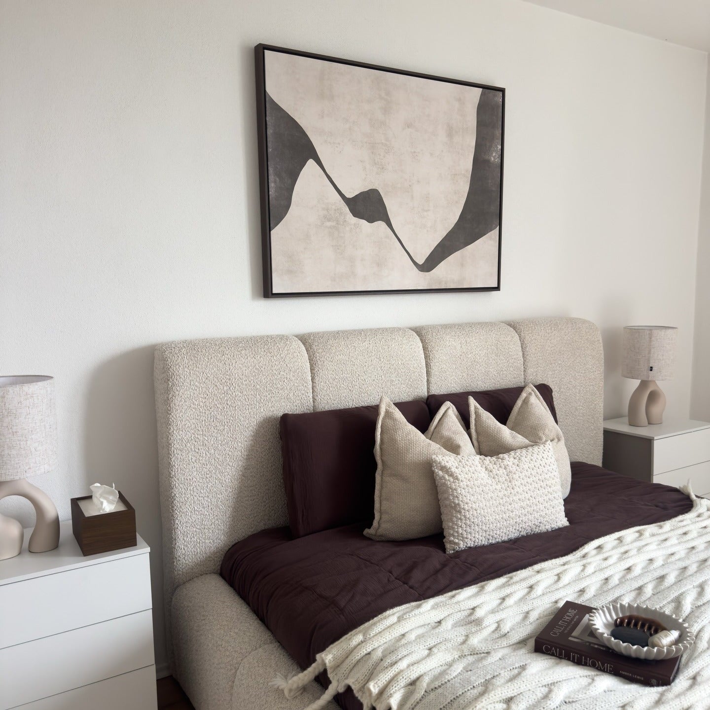 Gigi II Portrait Framed Printed Canvas - Mala Art Co.