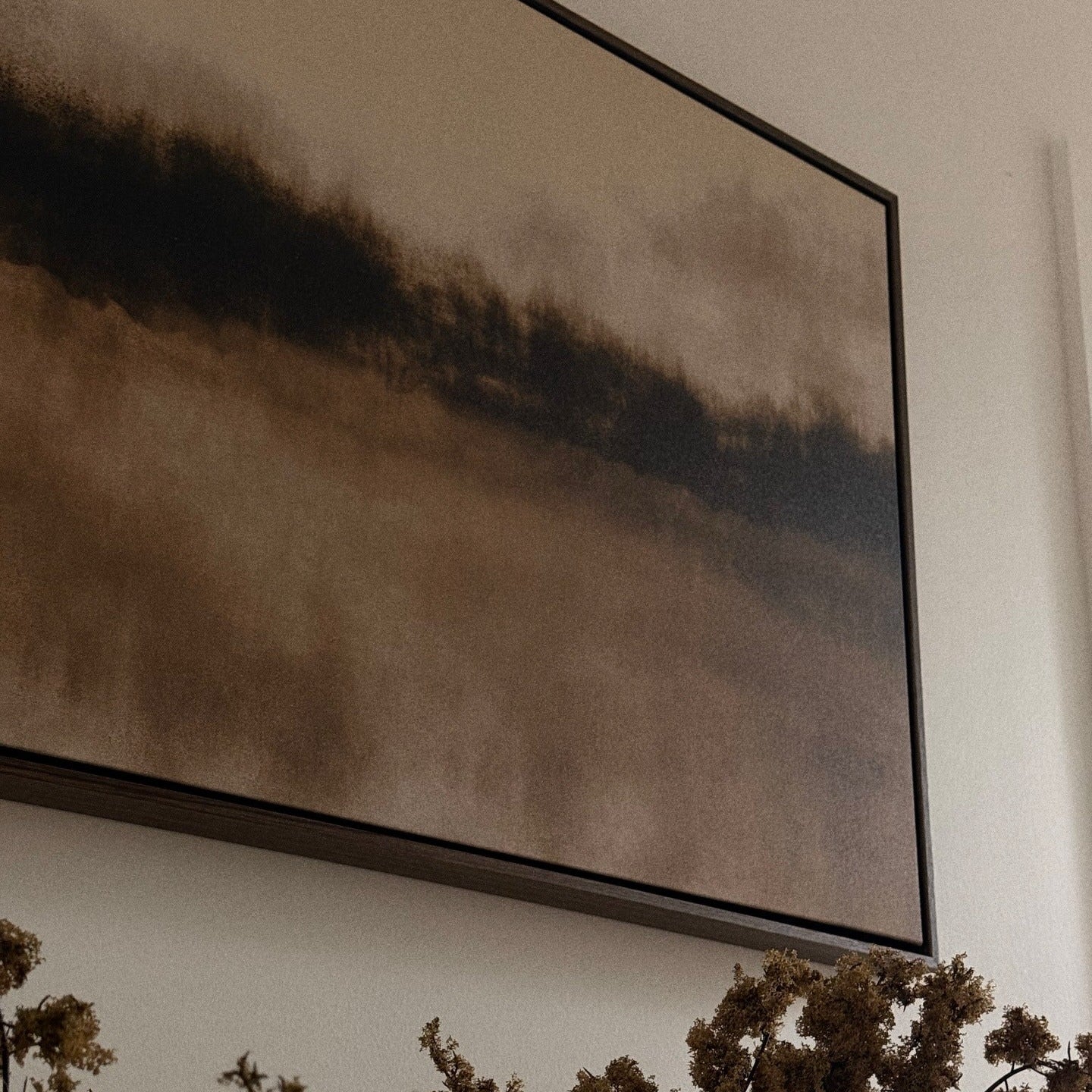 Earthen Horizon Framed Printed Canvas - Mala Art Co.