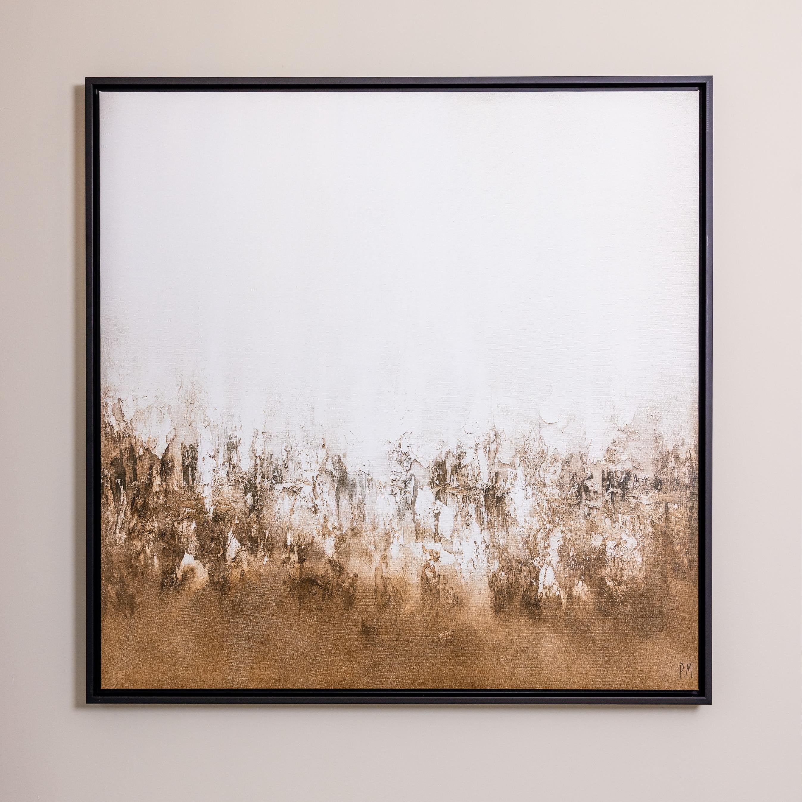 Landa Square Framed Printed Canvas - Mala Art Co.