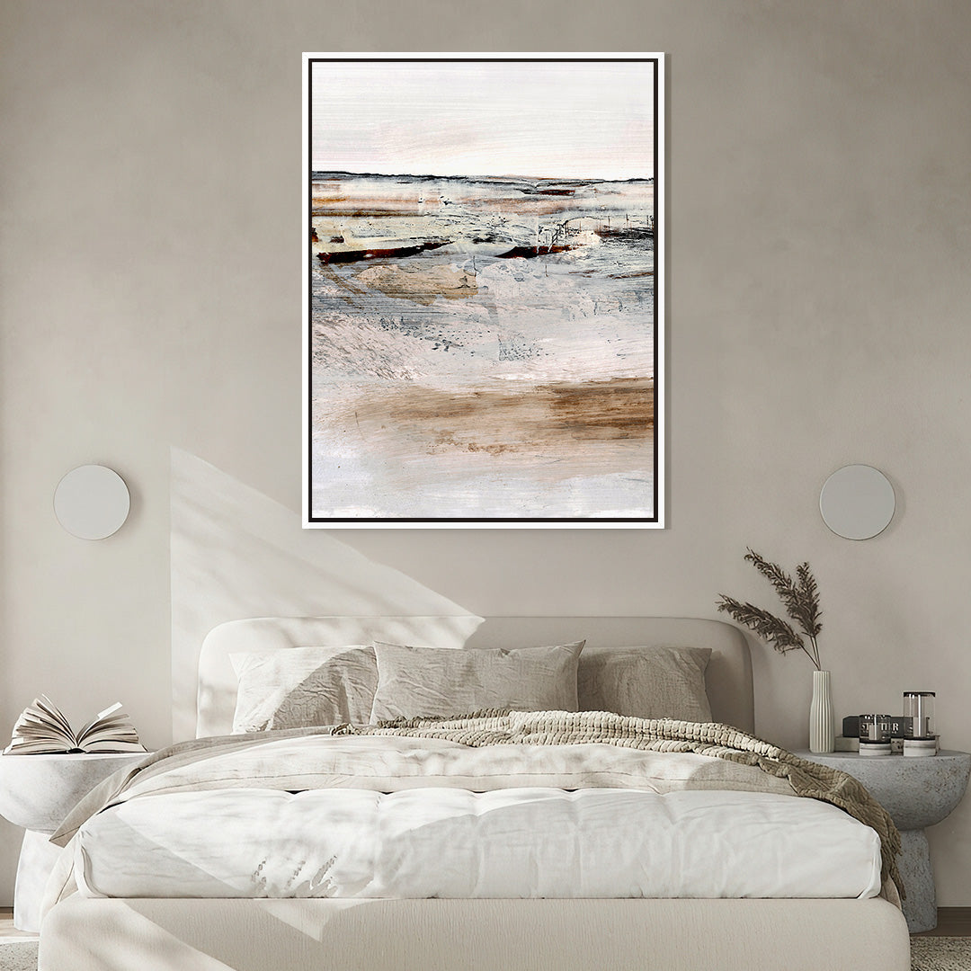 August Framed Printed Canvas