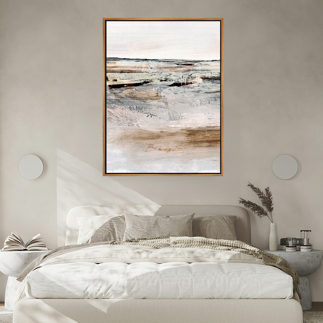 August Framed Printed Canvas