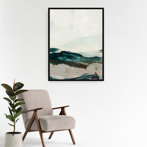 Mountains No2 Framed Printed Canvas - Mala Art Co.