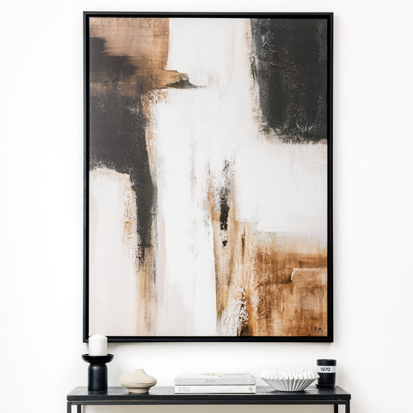 Casa II Portrait Framed Printed Canvas - Mala Art Co.
