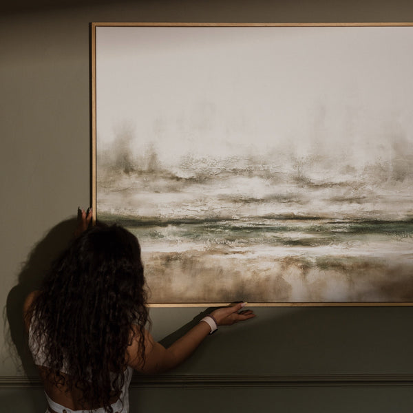 Moods Landscape Framed Printed Canvas - Mala Art Co.