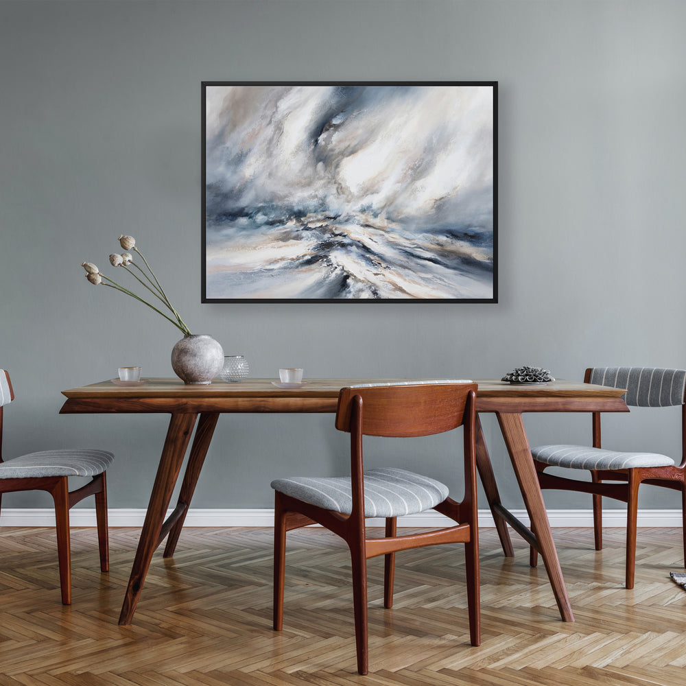 Oceanic Landscape Framed Printed Canvas - Mala Art Co.