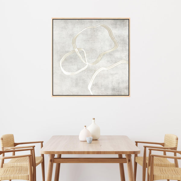 Stylo I Square Framed Printed Canvas - Mala Art Co.