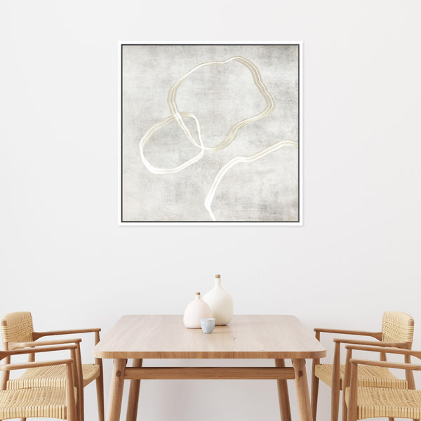 Stylo I Square Framed Printed Canvas - Mala Art Co.