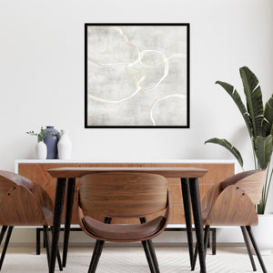 Stylo II Square Framed Printed Canvas - Mala Art Co.