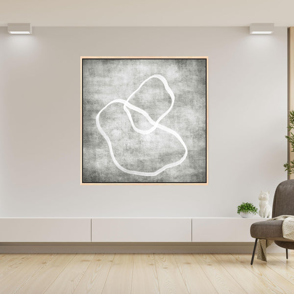 Unbroken Square Framed Printed Canvas - Mala Art Co.