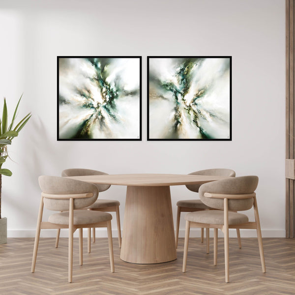 Majestic Square Framed Canvas Set of 2 - Mala Art Co.