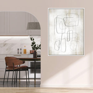 Fina II Portrait Framed Printed Canvas - Mala Art Co.