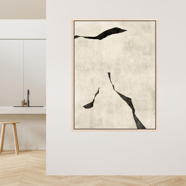 Oslo I Portrait Framed Printed Canvas - Mala Art Co.