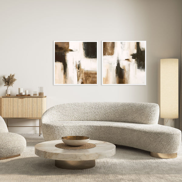 Casa I Square Framed Printed Canvas - Mala Art Co.