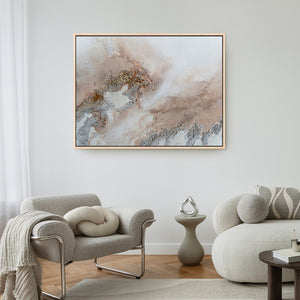 Encounter Framed Printed Canvas - Mala Art Co.