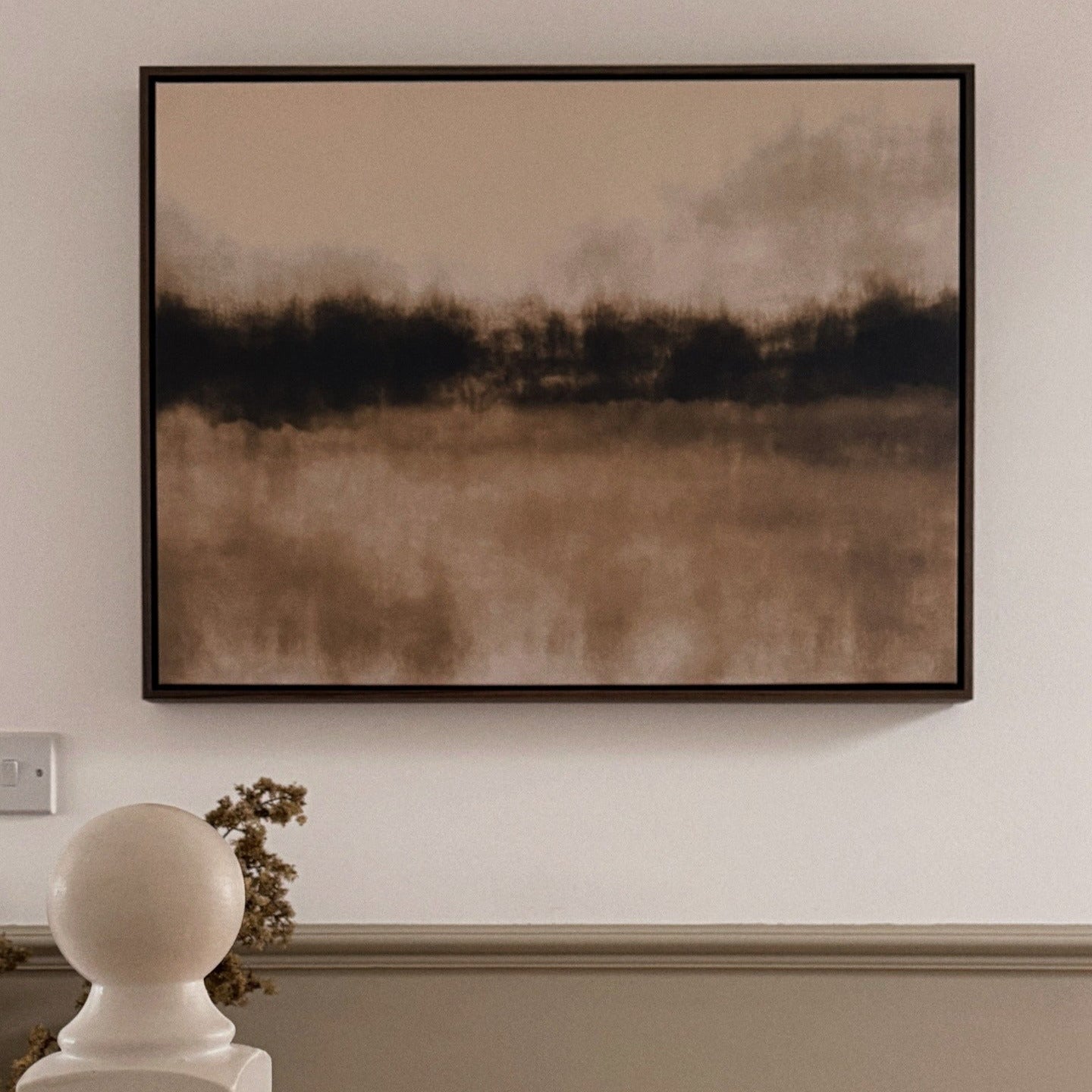 Earthen Horizon Framed Printed Canvas - Mala Art Co.