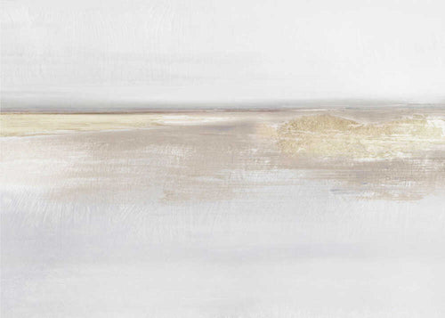 Gold Light Landscape Framed Printed Canvas - Mala Art Co.