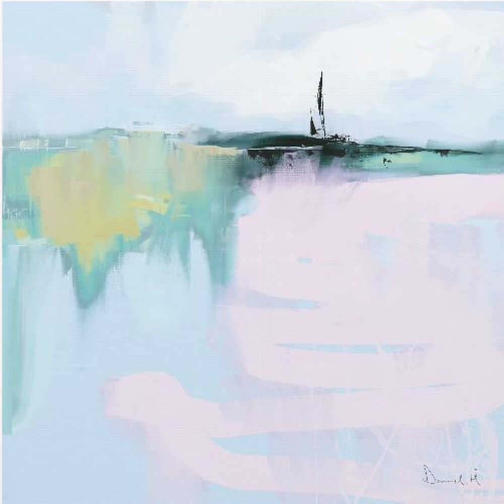 Horizon Square Framed Printed Canvas - Mala Art Co.