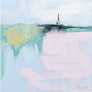 Horizon Square Framed Printed Canvas - Mala Art Co.