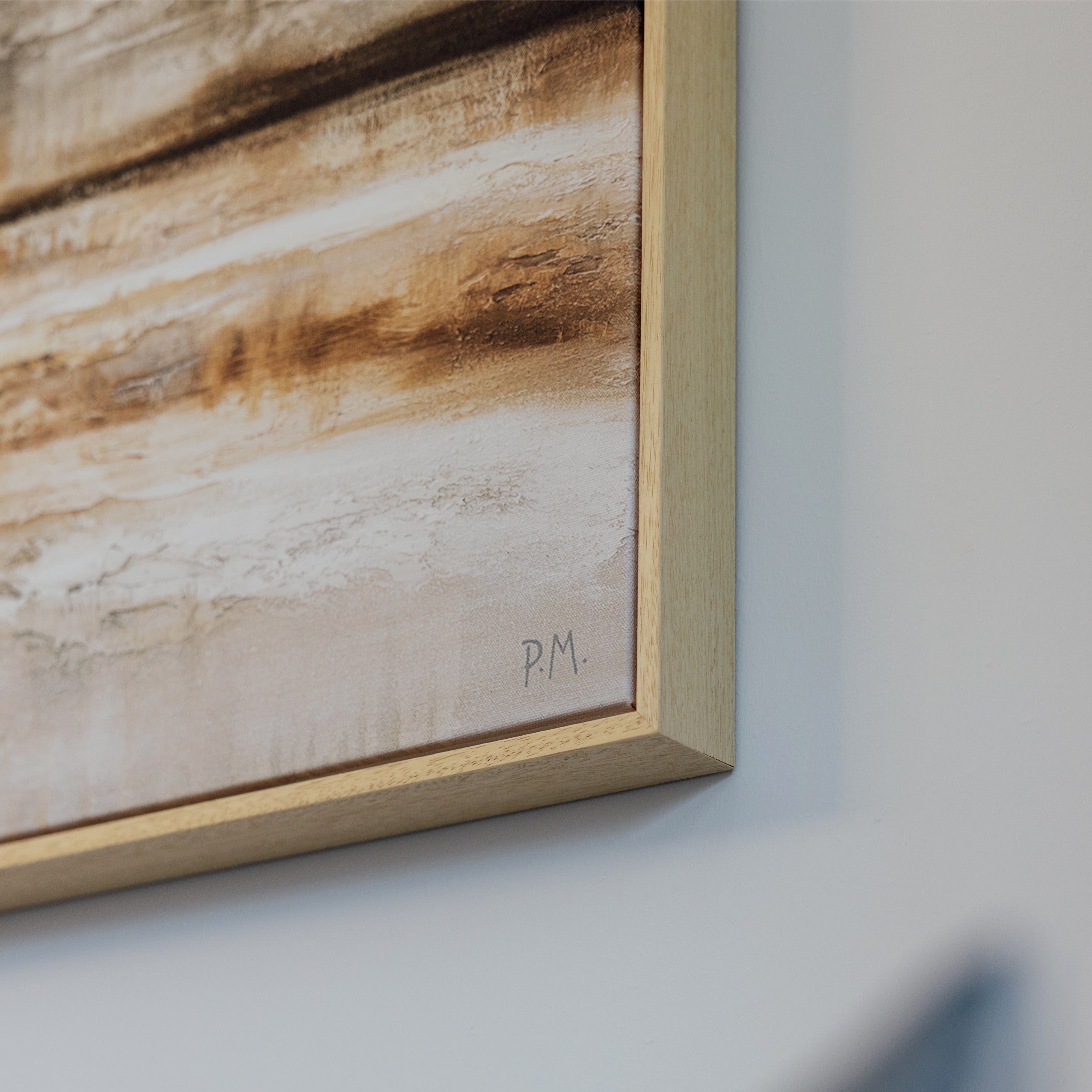 Embers Landscape Framed Printed Canvas - Mala Art Co.